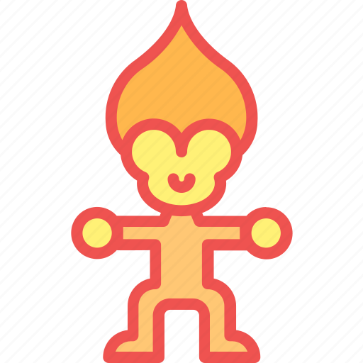 Child, game, kid, play, toy, troll icon - Download on Iconfinder