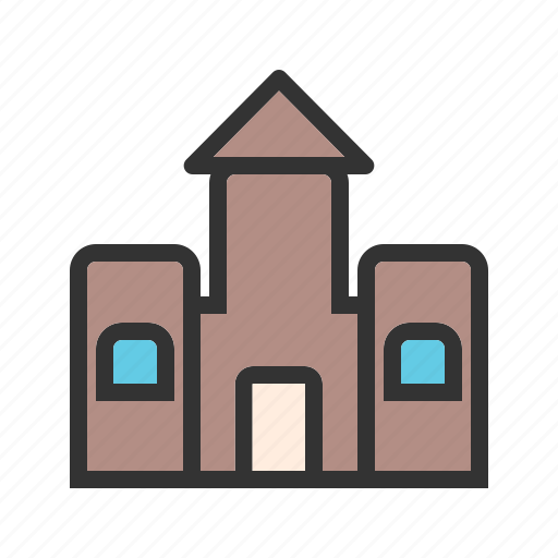 Castle, building, fortress, toy icon - Download on Iconfinder