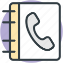 address book, phone directory, phonebook, telephone directory, yellow pages