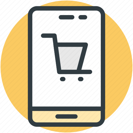 Ecommerce, infographic element, online shopping, screen cart, smartphone icon - Download on Iconfinder