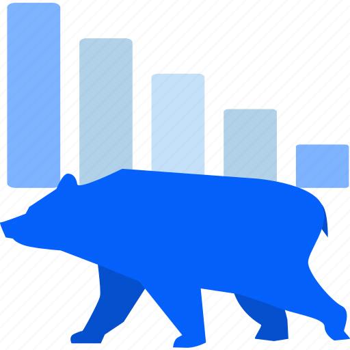 Bear, decrease, finance, forex trade, stock exchange, market, trade icon - Download on Iconfinder