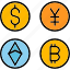 cryptocurrency, bitcoin, coin, currency, digital, blockchain, finance, crypto 