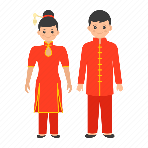 Traditional dress, chinese people, woman, man, hanfu, dress icon - Download on Iconfinder