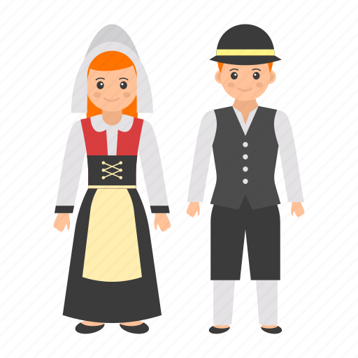 Traditional dress, german, dirndl, folk costume, male, female, woman icon - Download on Iconfinder
