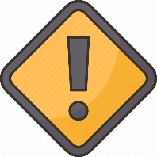 Caution, sign, warning, alert, danger icon - Download on Iconfinder
