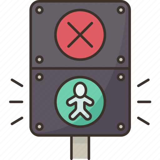 Traffic, pedestrian, walking, light, signal icon - Download on Iconfinder