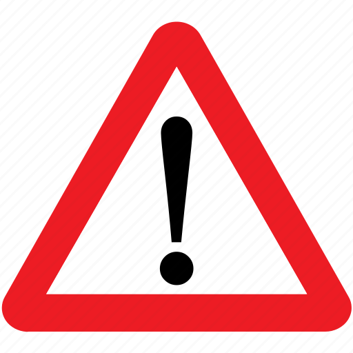 Attention, danger, exclamation, mark, sign, signal, traffic icon - Download on Iconfinder