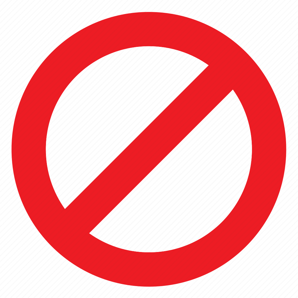 Not allowed speed
