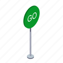 arrow, go, road, traffic sign, transportation, turn, warning