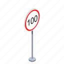 arrow, road, speed limit, traffic sign, transportation, turn, warning