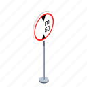 arrow, maximun height, road, traffic sign, transportation, turn, warning