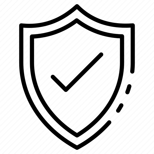 Secured, shield, tick icon - Download on Iconfinder
