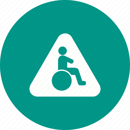 Disability, disabled, handicapped, sign, traffic, wheelchair icon - Download on Iconfinder