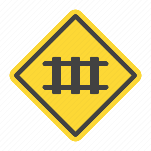 Railroad, railway, sign, traffic, warning icon - Download on Iconfinder
