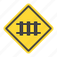 railroad, railway, sign, traffic, warning 
