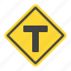 crossing, junction, sign, t, traffic 