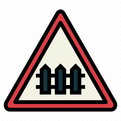 Level, crossing, signaling, road, sign, notice, traffic sign icon - Download on Iconfinder