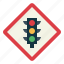 signaling, road, sign, notice, traffic sign, traffic lights 