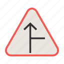 arrow, right, road, sign, traffic, transportation, travel