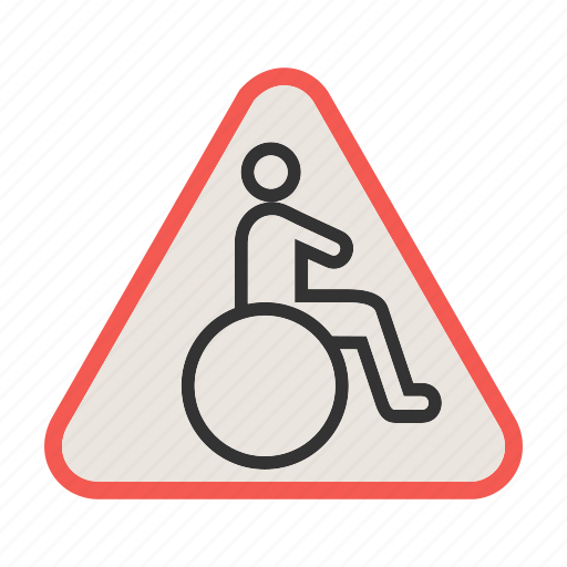Disability, disabled, handicapped, sign, traffic, wheelchair icon - Download on Iconfinder
