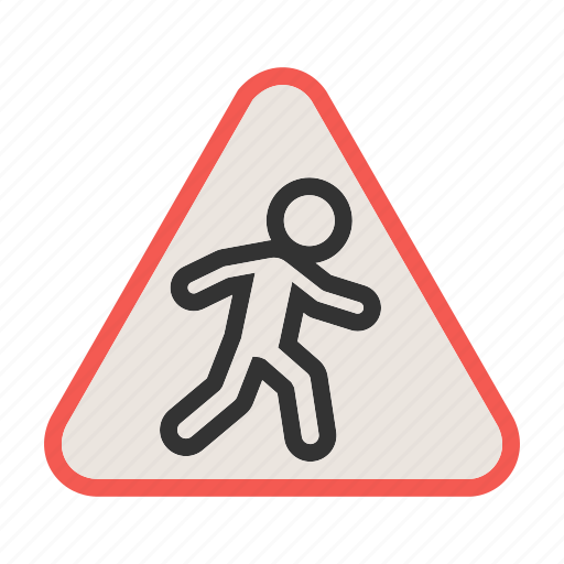 Crossing, pedestrian, people, road, sign, street, walk icon - Download on Iconfinder