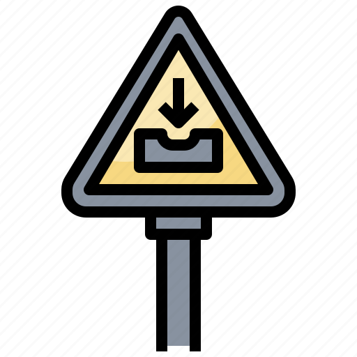 Bump, road, sign, signs, traffic, warning icon - Download on Iconfinder