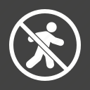 forbidden, no, pedestrian, prohibition, road, safety, sign