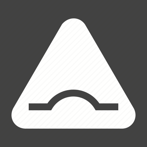 Ahead, bump, bumpy, road, speed, travel, warning icon - Download on Iconfinder