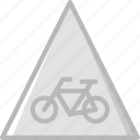 cycling, no, sign, traffic, transport