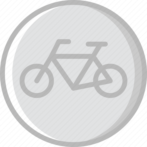 Cycling, forbidden, sign, traffic, transport icon - Download on Iconfinder