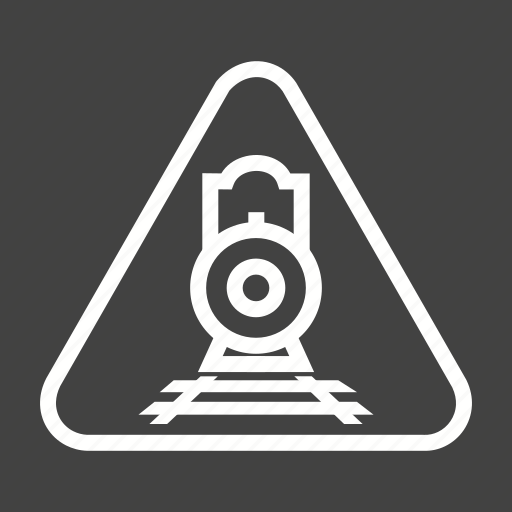 Crossing, railroad, railway, road, sign, stop, train icon - Download on Iconfinder