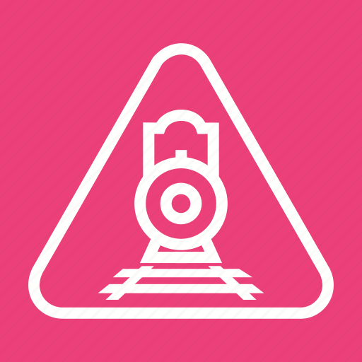 Crossing, railroad, railway, road, sign, stop, train icon - Download on Iconfinder