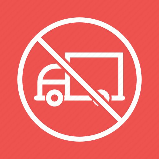 Image, label, no, red, road, sign, truck icon - Download on Iconfinder