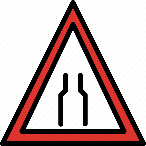 Both, end, lane, sign, traffic, transport icon - Download on Iconfinder