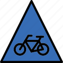 cycling, no, sign, traffic, transport