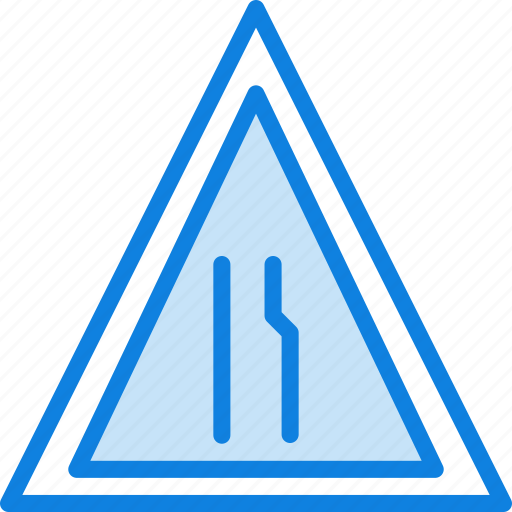End, lane, right, sign, traffic, transport icon - Download on Iconfinder