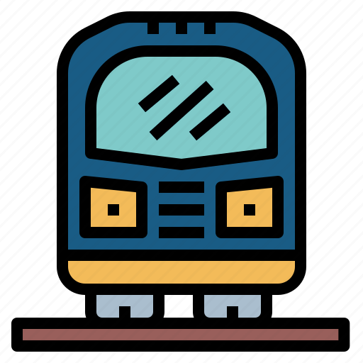 Front, railway, train, transportation icon - Download on Iconfinder