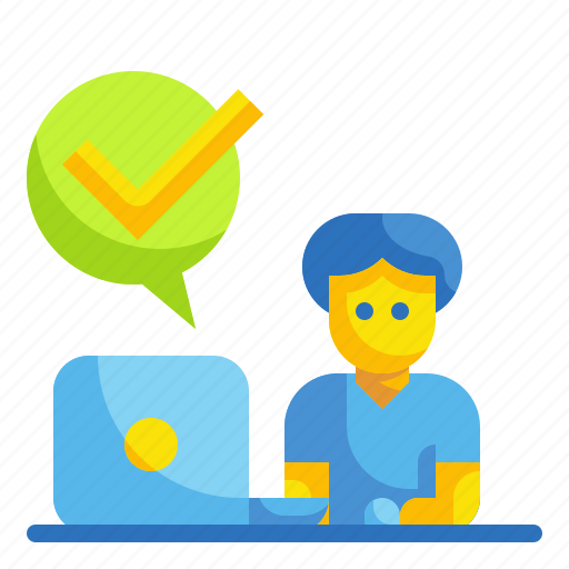 Doing, checklist, planning, tasks, laptop, working, training icon - Download on Iconfinder