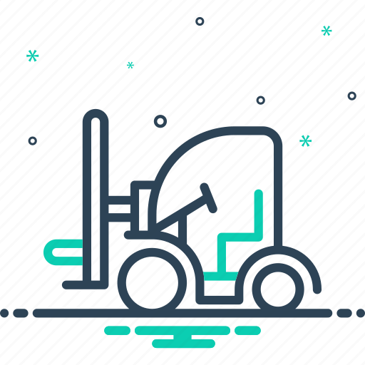 Cargo, construction, forklift, machinery, shipping, transportation, truck icon - Download on Iconfinder