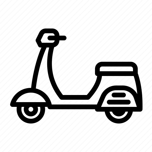 Bike, ride, scooter, transportation, vespa icon - Download on Iconfinder