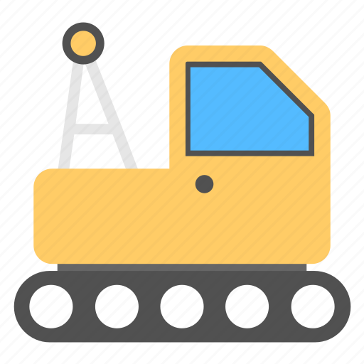 Concrete bulldozer, construction, crane, lifter, lifting machine icon - Download on Iconfinder