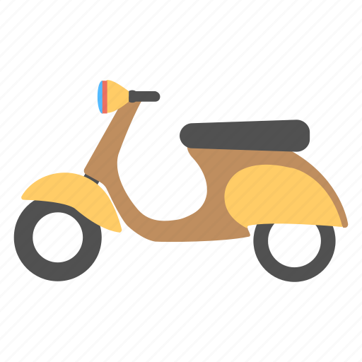 Motor scooter, motorbike, retro motorcycle, scooter, vespa icon - Download on Iconfinder