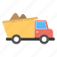 construction truck, construction vehicle, dump truck, transport, truck 