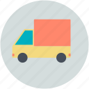 delivery car, delivery van, hatchback, pick up van, van