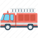 fire engine, fire truck, rescue truck, transport, vehicle
