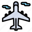 airplane, plane, transport, world 