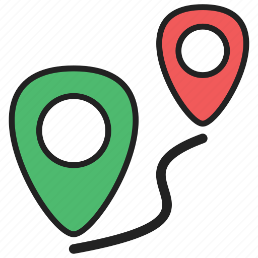 Destination, marker, navigation, place, route icon - Download on Iconfinder