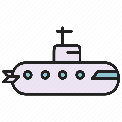 Submarine, boat, sea, ship icon - Download on Iconfinder