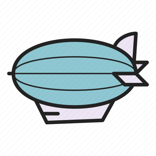 Airship, dirigible, zeppelin icon - Download on Iconfinder