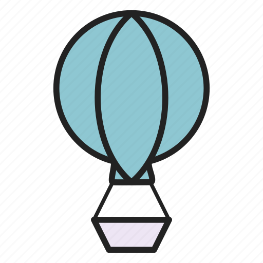 Aerostat, airship, ballon, balloon icon - Download on Iconfinder